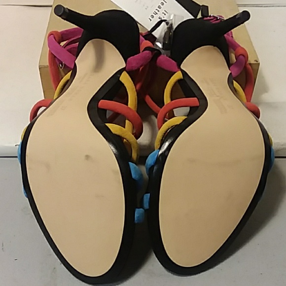 Zara Colorful Strappy Sandals - Picture 3 of 4